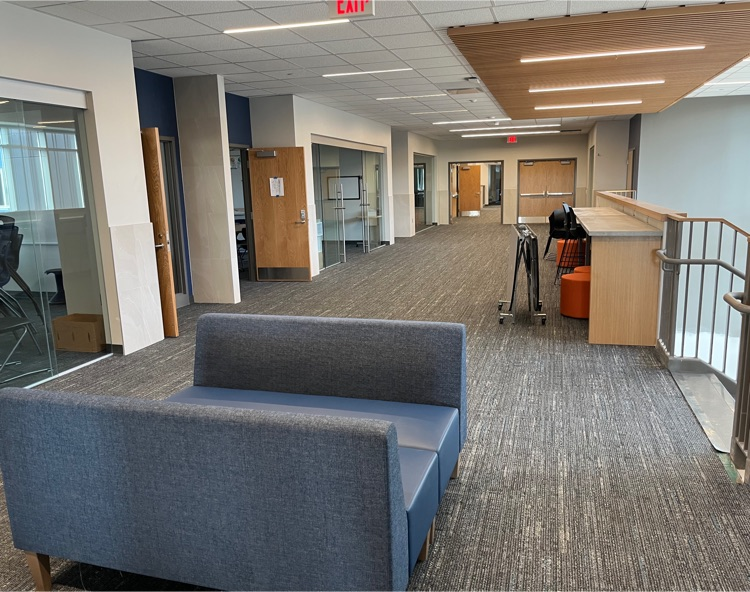 MoraElem's tweet photo. We are ready to welcome staff and students in the new Mora High School.  A beautiful space for our students, staff, and community.  Mustang pride. https://t.co/kdqd6UekgF