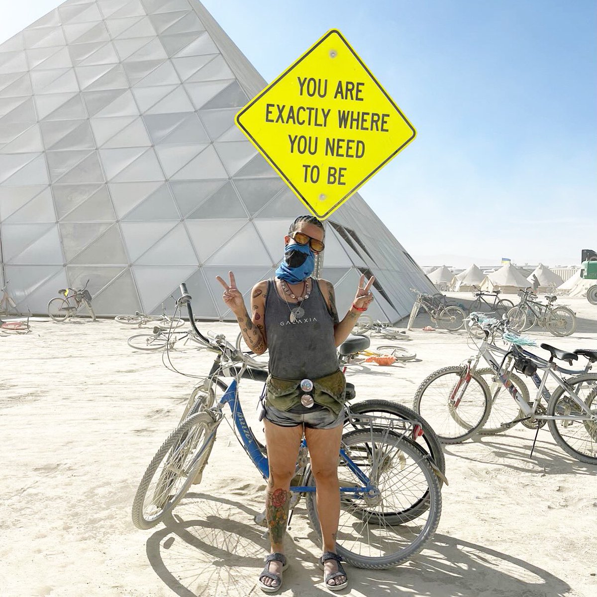 In dust we trust. Happy to be home )’(