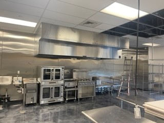 We are making progress on our new commercial culinary kitchen!