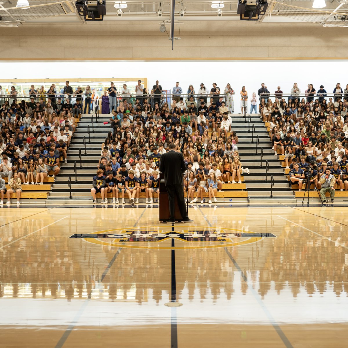 Reunited, and it feels so good! Menlo expressed its heartfelt gratitude for EVERY department on campus at today’s welcome back assembly. Your dedication and passion are what truly make Menlo special. Thank you!