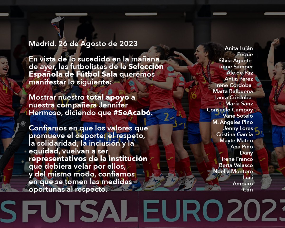 Todo nuestro apoyo <a href="/Jennihermoso/">Jenn1 Hermos0</a> 
#SeAcabó