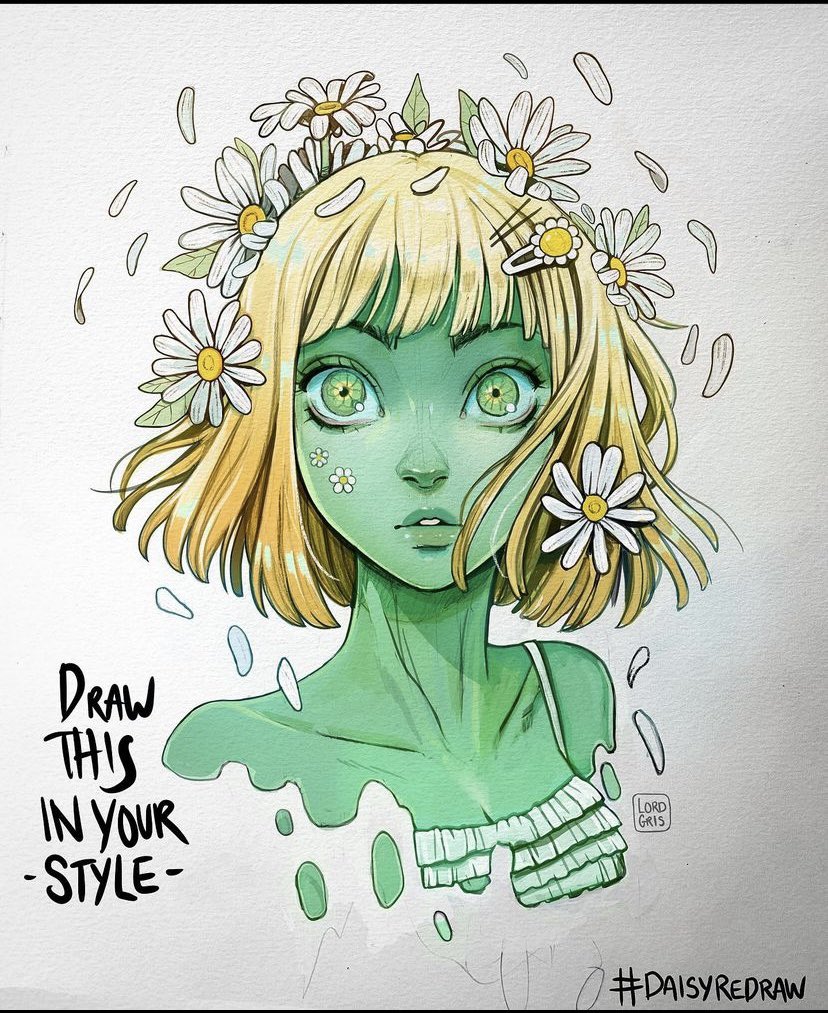 3dkeneisha's tweet photo. ✨Glad I finished! #daisyredraw @Lord_Griselda https://t.co/wkgs9PTFkm