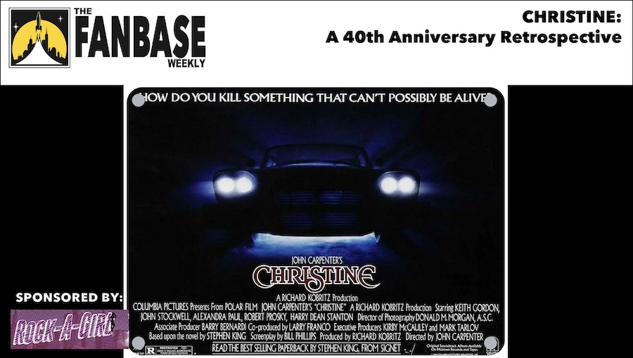 FanbaseWeekly's tweet photo. A Special Edition of #TheFanbaseWeekly #Podcast: A #FanbaseFeature Retrospective on the 40th Anniversary of #CHRISTINE (1983) w/ @daccampo (@TheMarginsComic) &amp; @PhillipCreates (@POPSKLPod) | On @ApplePodcasts &amp; @Fanbase_Press | Sponsor: @RockAGirlComic https://t.co/8ZyWWo9ILz https://t.co/tWuHejXqQv