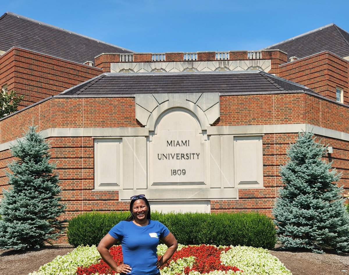 Amazing first week at Miami University! Looking forward to a great semester in the Dept of Psychology.

Best wishes to all students and educators! 

Prospective Ph.D students interested in sociocultural influences of development &amp; learning for minoritized youth should reach out!