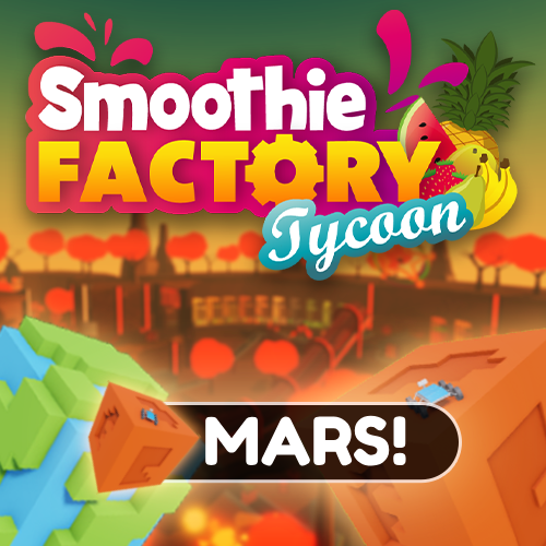 🪐The new Mars update has just dropped!

☀️ Check out the new Mars planet with 20 new blenders!
🔮 Upgrade your skills in the skill tree
📅 Claim daily rewards!
📛 Grind for badges!

Play now!
roblox.com/games/10905034…