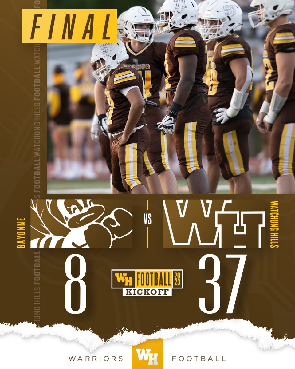 JoeSMoran's tweet photo. Mission accomplished. ✅ #BeatBayonne🐝

@WHFBwarriors @WHRHS_Athletics @WHRHSPrincipal https://t.co/6Xmvw43wNI