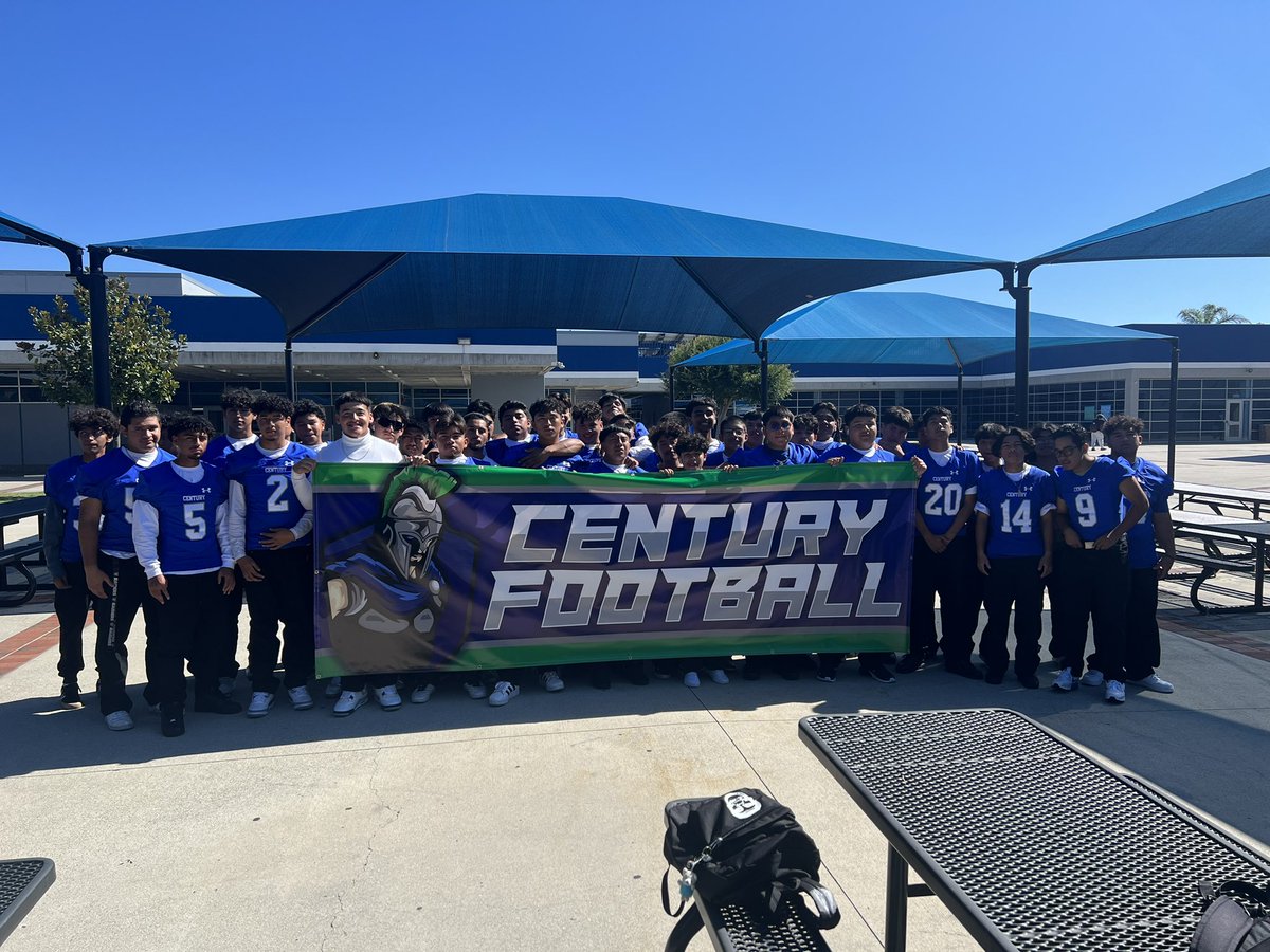 Game day! Tonight @ Century High School at 7pm. Let’s Go Centurions!!!!!