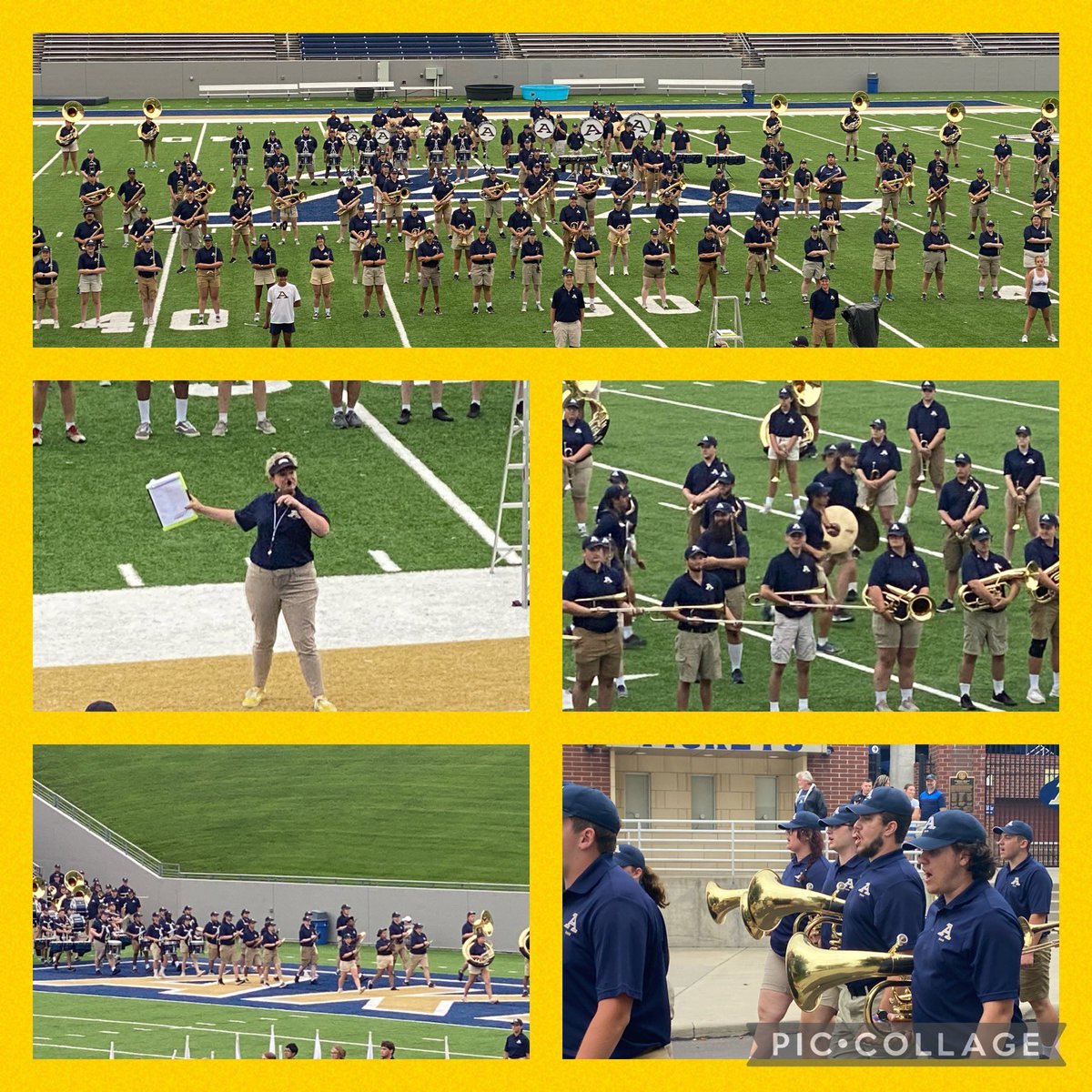 That’s my girl, <a href="/em_schrem/">Emily Schrembeck</a> with #OhiosPride <a href="/uakronmusic/">The University of Akron School of Music</a> Marching Band.  So proud of her dedication and talent! #ForeverAZip #Legacy #GoZips