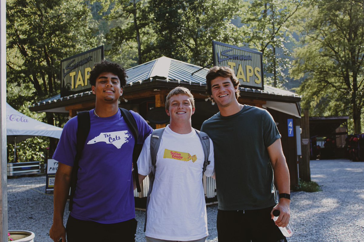 CatamountBSB's tweet photo. Cats 💜 water. 
Recap coming soon👀👀
#wcubaseball https://t.co/mY40lzJhoo