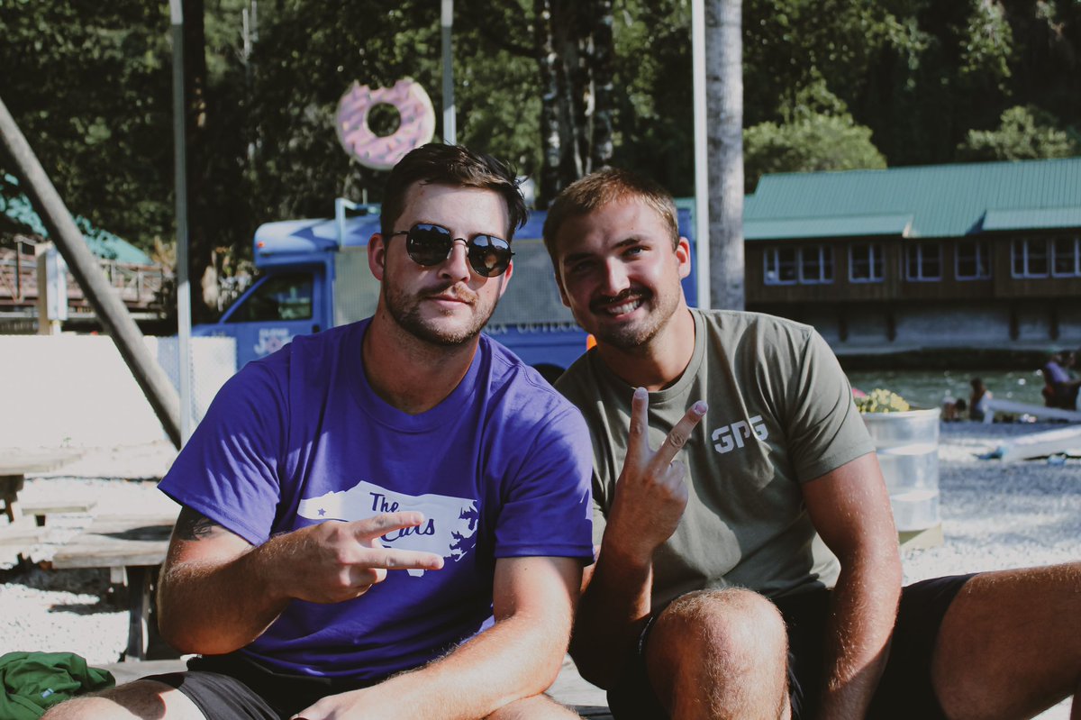 CatamountBSB's tweet photo. Cats 💜 water. 
Recap coming soon👀👀
#wcubaseball https://t.co/mY40lzJhoo