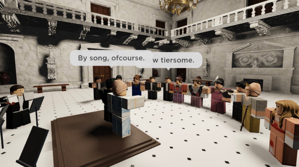 The Burghley Household wishes to thank the Duke and Duchess of St. James for hosting a Lovely Dinner Party this evening, at Houghton Hall.