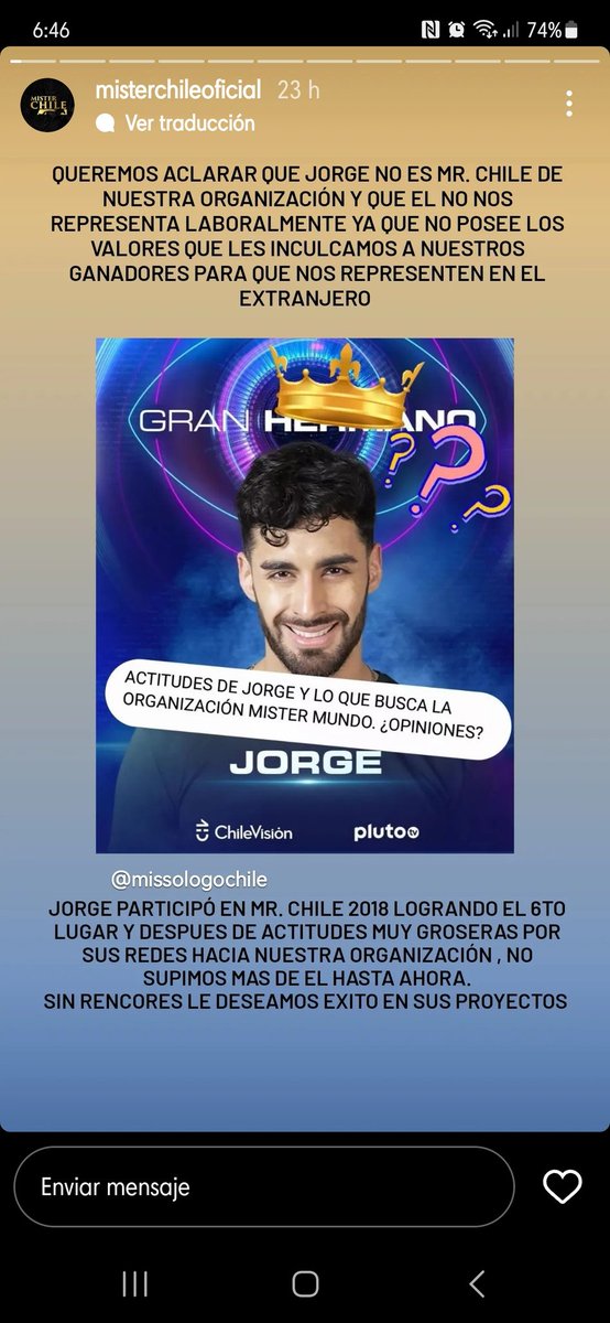yomi_fa's tweet photo. #GranHermanoCHV quizás que dirá cuando salga de esto... https://t.co/1zWyM5Q0QG