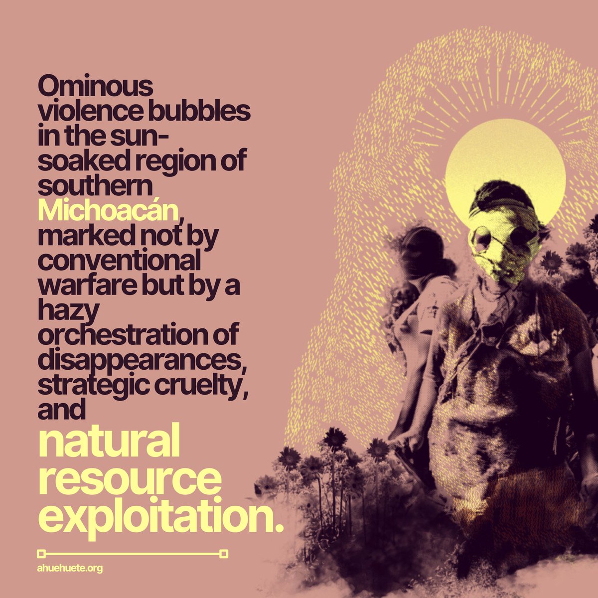 TallerAhuehuete's tweet photo. Ominous violence bubbles in the sun-soaked region of southern Michoacán, marked not by conventional warfare but by an orchestration of disappearances, strategic cruelty, and exploitation. The battle in Ostula cannot be disentangled from its economic underpinnings.
[4] | ↓ https://t.co/nP2rmPBpVb
