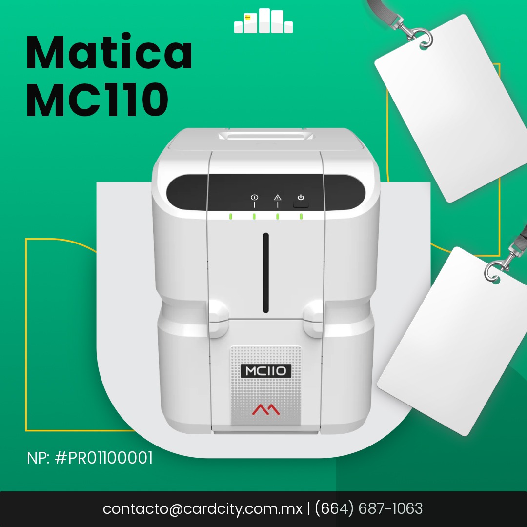 CardCityMexico's tweet photo. En CARDCITY tenemos la solución que buscas para la impresión de credenciales, con la rápida y eficaz MC110 impresión a doble cara!
#impresora #credenciales #impresiones #identidad #seguridad #imprentas https://t.co/f99u2G4gsb