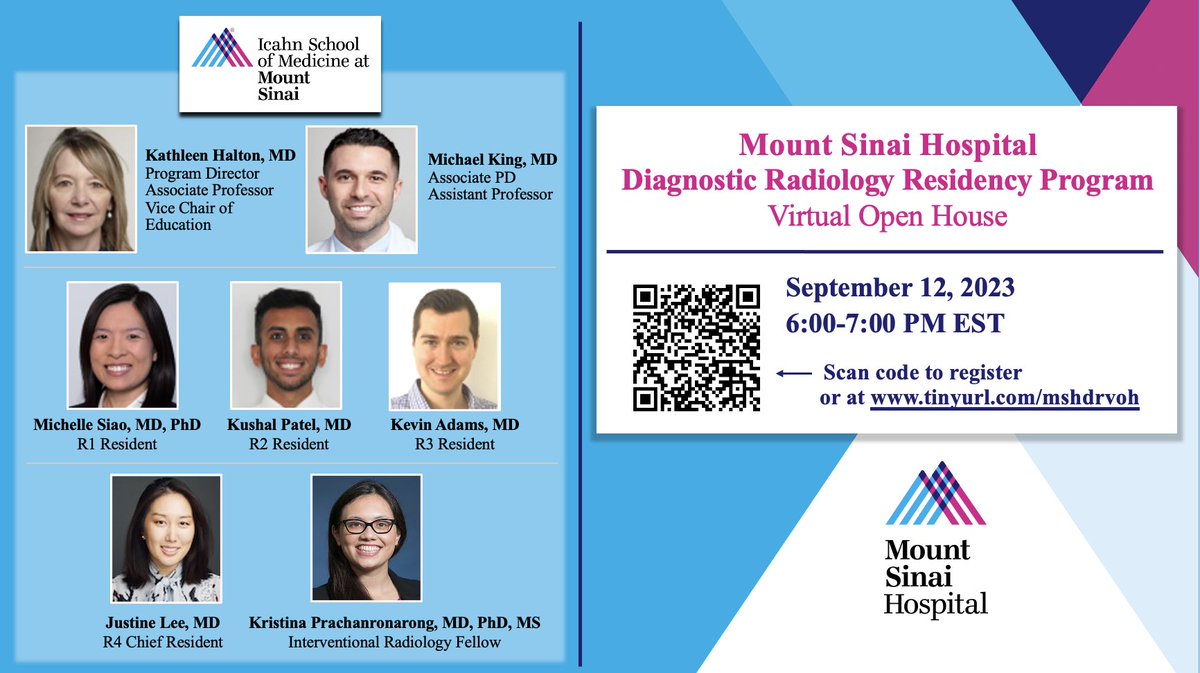 Mount Sinai Radiology Residency (@mountsinaidr) on Twitter photo Save the date for our program open house September 12th-Hope to see you there ! <a href="/MountSinaiDR/">Mount Sinai Radiology Residency</a>
<a href="/RofskyMD/">Neil Rofsky, MD, MHA</a> #radres #mountsinai #radiology Save the date for our program open house September 12th-Hope to see you there ! <a href="/MountSinaiDR/">Mount Sinai Radiology Residency</a>
<a href="/RofskyMD/">Neil Rofsky, MD, MHA</a> #radres #mountsinai #radiology