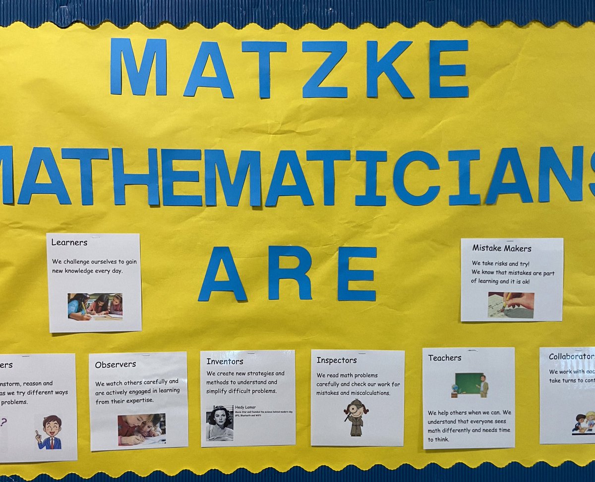 At Matzke, all students are mathematicians! Welcome back Wildcats! #Matzkeproud