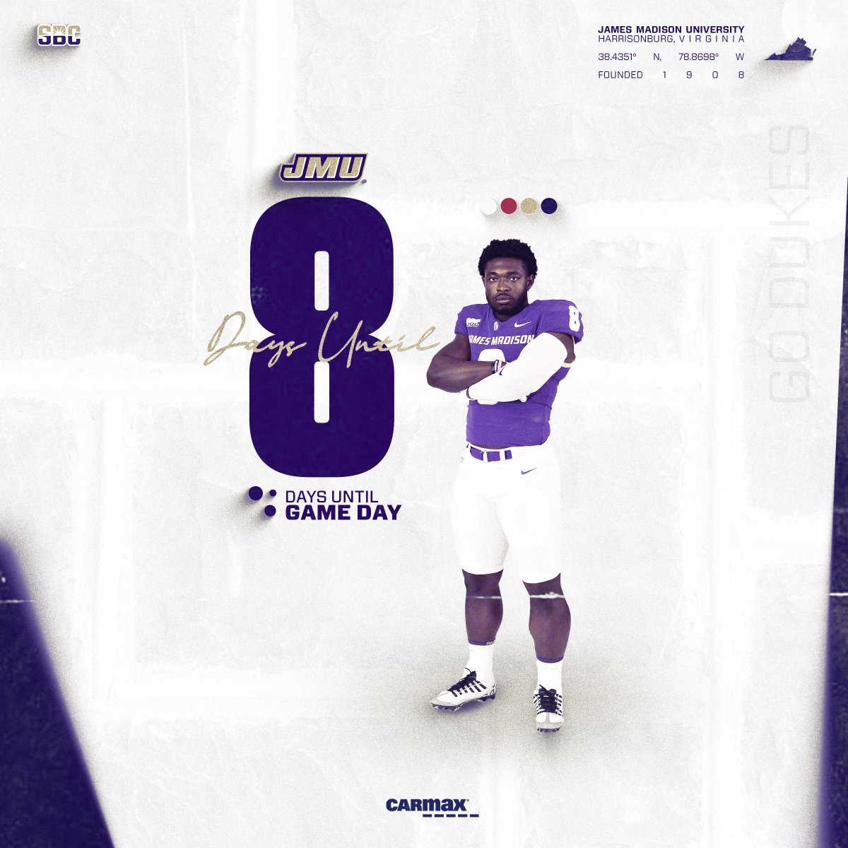 Eight. More. Days. #GoDukes