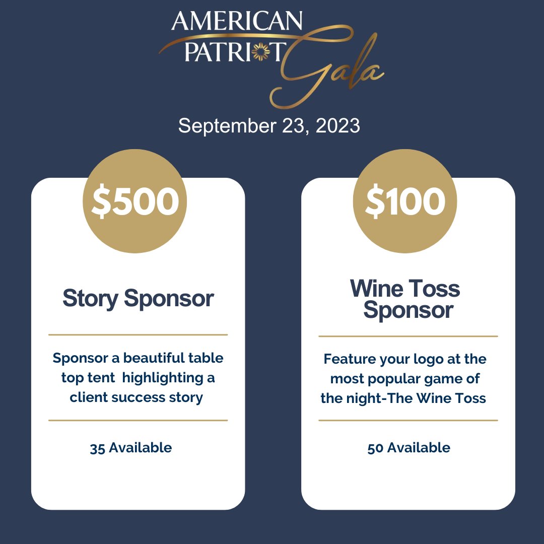Camaraderie Foundation (@supportcam) on Twitter photo 🎉SAY YES! We've got two amazing opportunities (and more) for your business to get involved. Don't miss out on this chance to make a difference!
Email events@camaraderiefoundation.com
Additional sponsorships are available 🎉SAY YES! We've got two amazing opportunities (and more) for your business to get involved. Don't miss out on this chance to make a difference!
Email events@camaraderiefoundation.com
Additional sponsorships are available