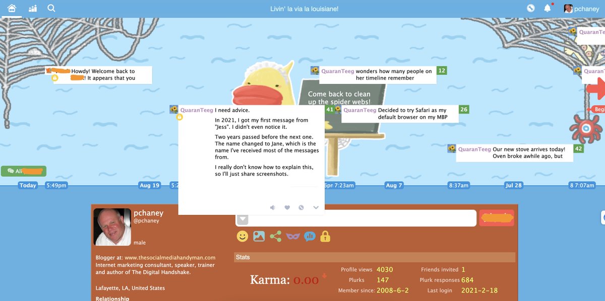 Here's some Friday fun. I'll give a nickel to anyone who can remember the name of this social network and a quarter to anyone who used it.