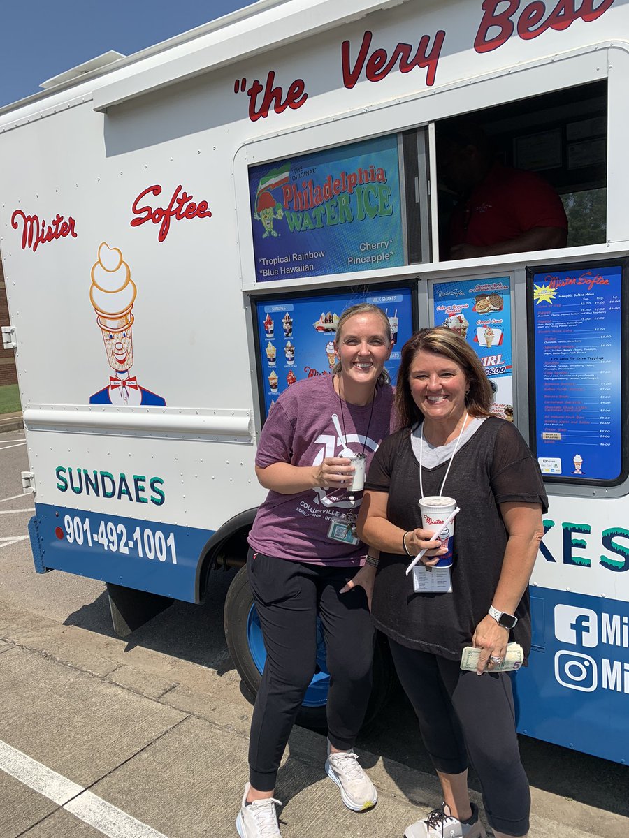 brandi_hynes's tweet photo. Mister Softee was a huge hit today in the heat! Thanks to our Sunshine Committee for spreading some ☀️today! @TaraOaks_ES @cville_schools @jtalbot516 @pgking29 https://t.co/xFeh01CqKo