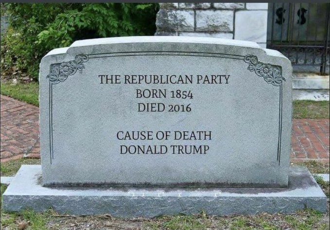 FactsATruth's tweet photo. August 24, 23 will be remembered as the #GOPRIP-date, when Trump, a MAGA GOP-Ring Leader of Jan 6 Insurrection, got arrested, Jailed and mugshot.
This is the beginning of the demise of the Republican (GOP) Party. #RipGOP #MAGAMorons
#GOPClownShowContinues #AccountabilityMatters https://t.co/fO0mJQ8SCU