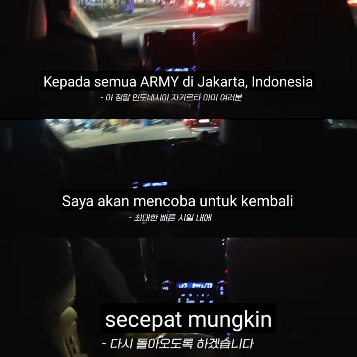 rahmdess27's tweet photo. YOONGI : “ARMY INDONESIA, AKU AKAN KEMBALI SECEPAT MUNGKIN”

APPROVE!!! Indonesia masuk list BTS TOUR 😄👍👍 https://t.co/3lKLnVlwAU