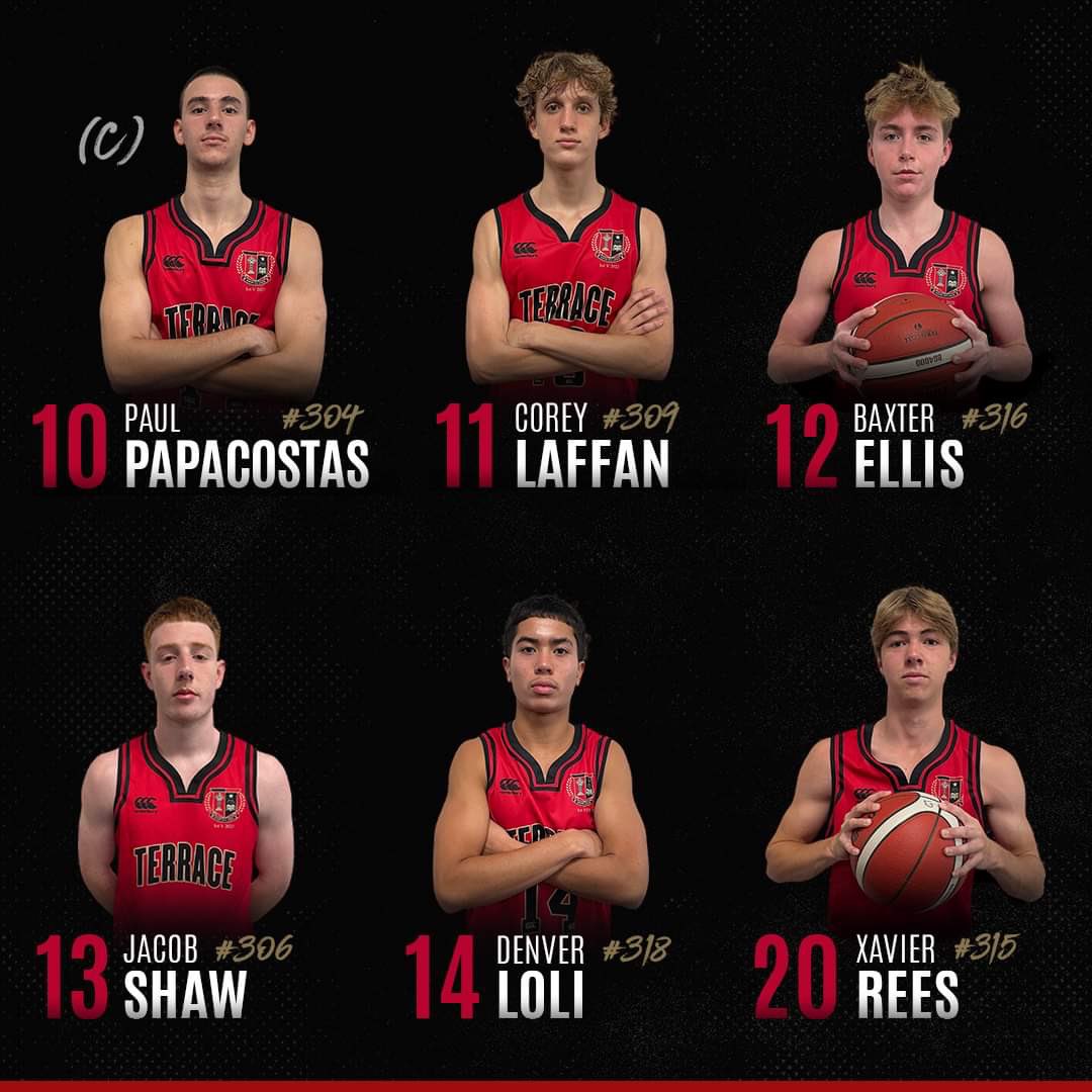 1st V Team List 🔴⚫️🏀 

Nearly time for tip-off in the 1st V clash. Here is your team for todays clash versus BGS.