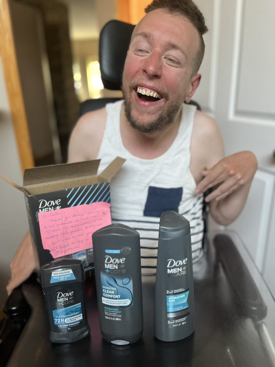 I CAN’T WAIT TO TRY THESE .@Dove PRODUCTS! THANK YOU @DoveMenCare !! I APPRECIATE YOU SO MUCH!💙💙🕊️