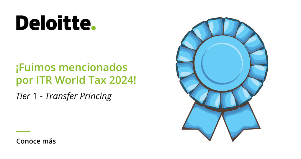 DeloittePeru's tweet photo. 🙌 Estamos muy orgullosos de compartir que fuimos reconocidos por la International Tax Review World Tax como Tier 1 en la categoría de Transfer Pricing, además de Tier 2 en la categoría de Tax Controversy. 
              
Conoce más aquí: https://t.co/AvruszKVXE https://t.co/Q01Z71q5Py