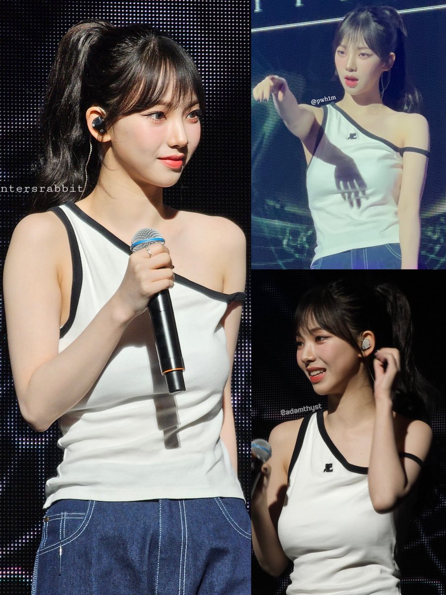 ujiminphoria's tweet photo. KARINA IN PONYTAILS  WITH BANGS OMG https://t.co/hluimjfVw5