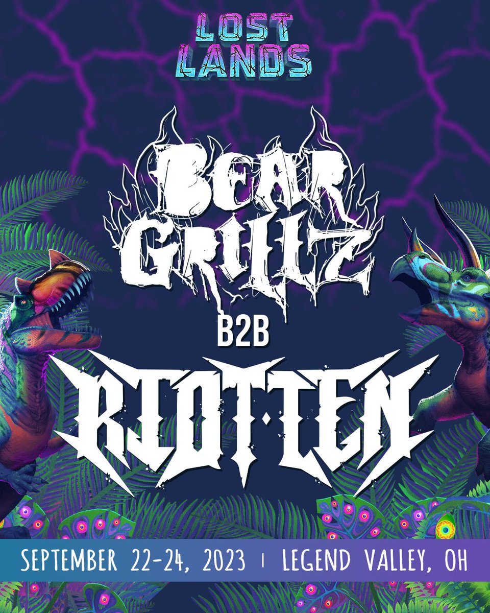 lost_lands's tweet photo. A few more of the wild B2Bs we have planned for you all this year 🤩 See you in FOUR WEEKS, Lost Lands fam! https://t.co/P8f3UuOetM