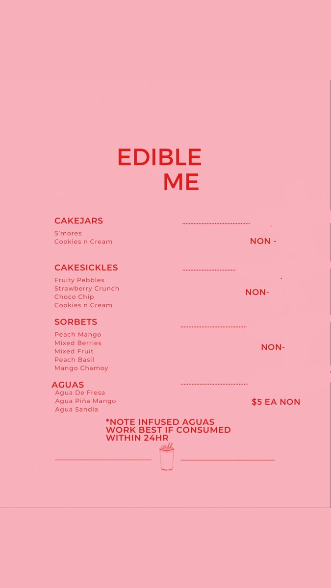 EdibleMeeee's tweet photo. All treats now avail ! Happy Friday! We are vending at smokers club today !!! Infused &amp; non 💦🍒

Dm for full menu 

#EdibleMe #VeganTreats https://t.co/MOkU5QrJi5