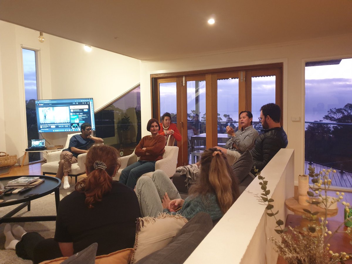 The famous annual ibrain retreat 2023. Part 2: acoustic guitar andthe great debate "is immortality possible?"