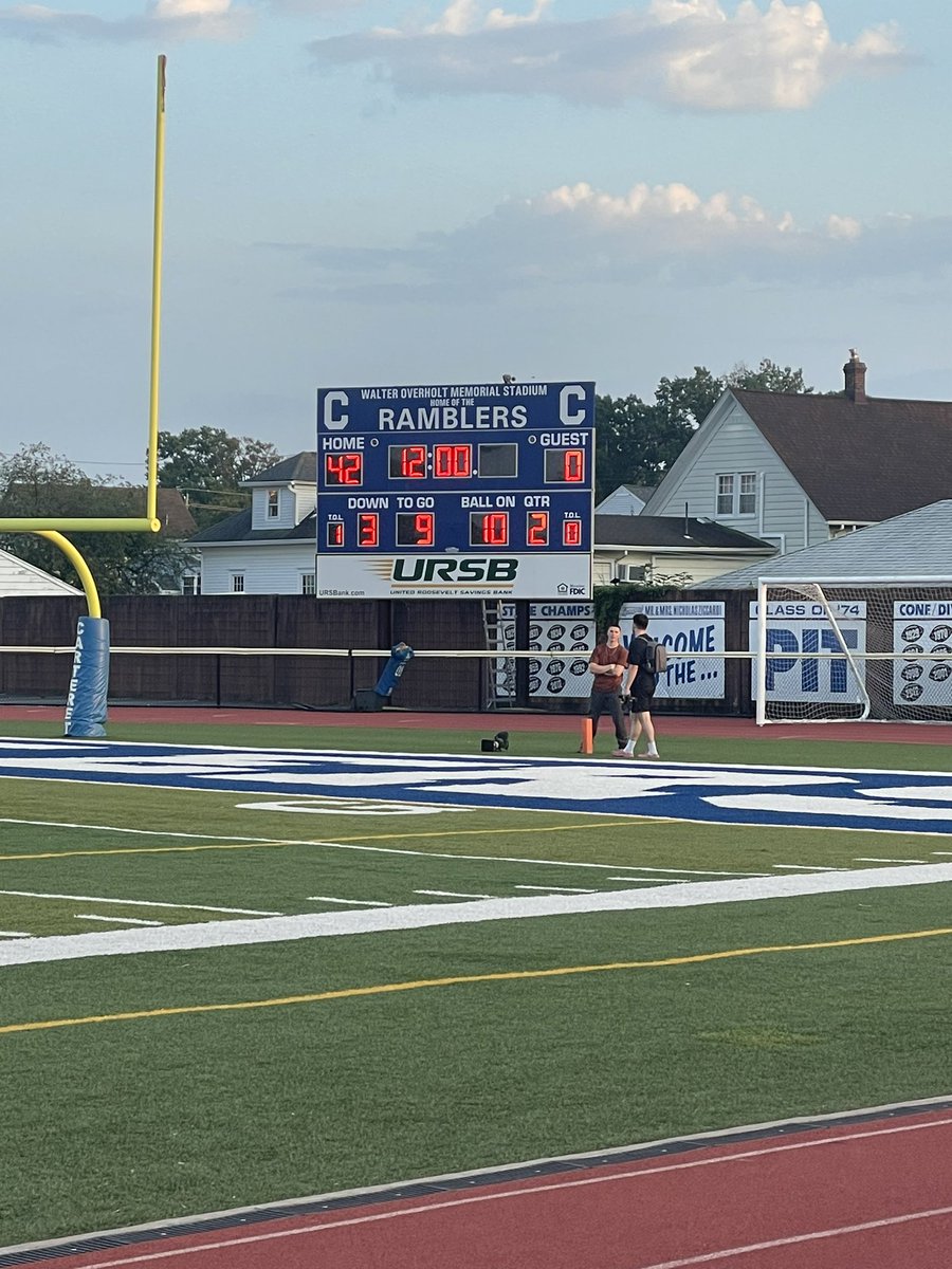 42-0 at halftime. Go Ramblers! #Ramblers #RamblersRise