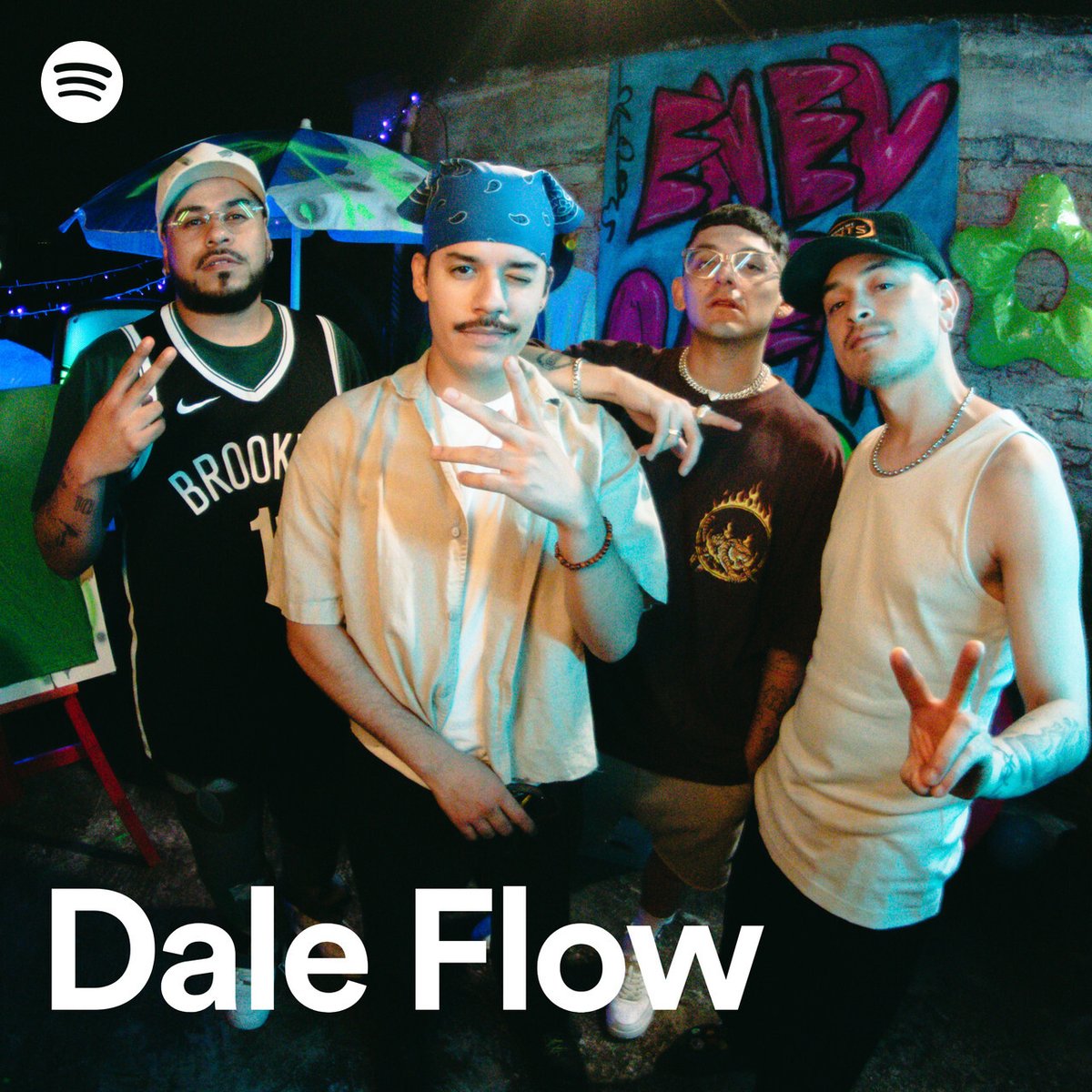 sonymusicmexico's tweet photo. #DaleFlow con @GhettoKids_ y @nsqkk en @SpotifyMexico. 💚✨

🎵: https://t.co/mHRxi0T3gy https://t.co/3n3yFTuyHw