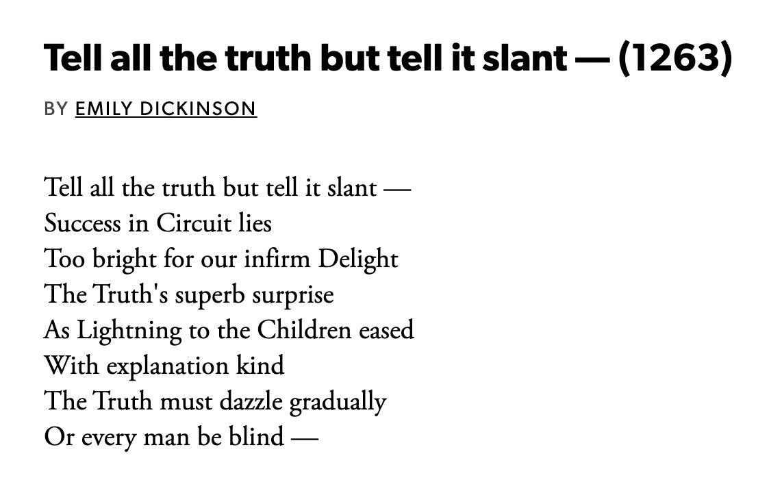 CCScottCheney's tweet photo. One of my favorite Emily Dickinson poems. #AL2328 https://t.co/MwRHJLhOAw https://t.co/wVnvegMNwD