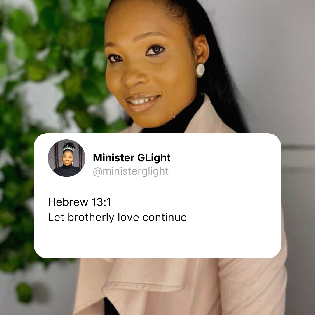 MinisterGLight's tweet photo. Ensure you treat everyone right

Matthew 5:14--16

#MinisterGLight
#glightqoute
#Shininghislight
#tothendsoftheearth https://t.co/0AnFgU0mTU