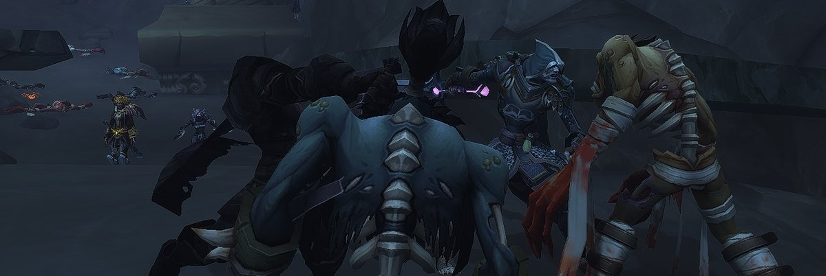 Shadowchosen1's tweet photo. Cult of Forgotten Shadows continues the adventures in the Howling Fjord!
This time finding an old facility beneath the snow after a big avalanche. The Scourge got to it first so.. That means carve some skulls.

#epsilonrp #epsilonwow https://t.co/iI0MKBceYD