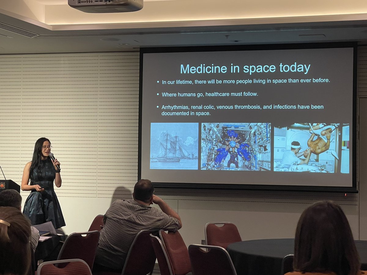 Our next generation of #FACRRM #RGs paving the way for human health in space!!

Inspiring opening keynote at <a href="/RuralDocSA/">RDASA</a> by <a href="/ACRRM/">ACRRM</a> registrar Dr Vienna Tran 🙌 🚀  

ping  <a href="/johnjamescherry/">John Cherry</a>  <a href="/jeffayton/">Jeff Ayton</a> <a href="/CARMMedicine/">CARMM</a>