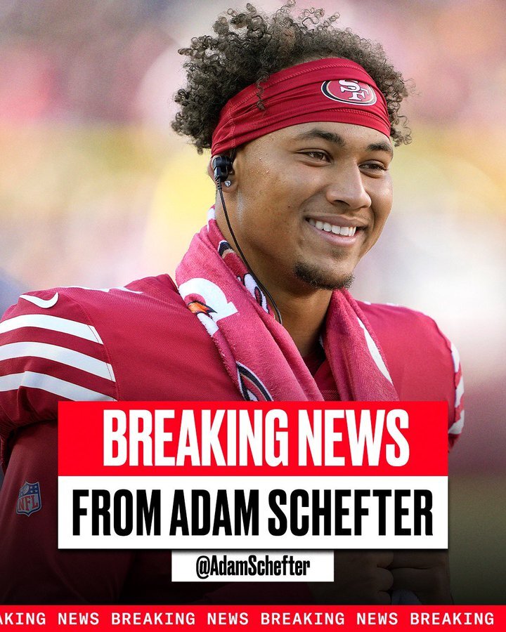 Breaking: The 49ers are trading Trey Lance to the Cowboys for a fourth-round pick, sources tell <a href="/AdamSchefter/">Adam Schefter</a>.