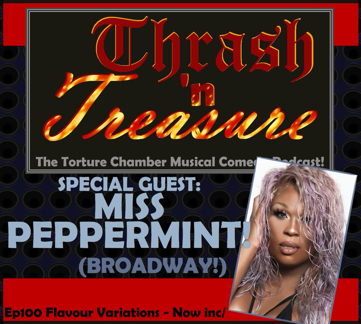 thrashntreasure's tweet photo. In this EXTRA tasty ep, @MrJWags returns- now starring as #Wonka in @Tuacahn's Charlie and the Chocolate Factory- to ask Peppermint THE #WillyWonka Q: Are you a Veruca or Violet?
Plus, DYK the movie is what inspired Peppermint to get into drag? #dragrace 
https://t.co/SRjx42CmqF https://t.co/UnfR1Cy087