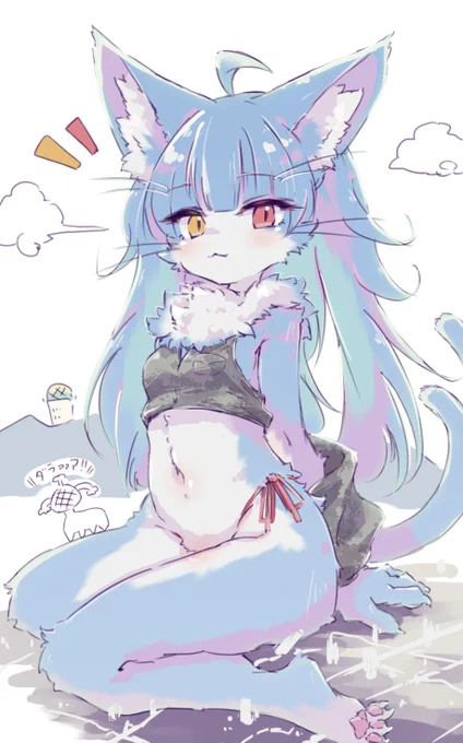 でっかいおまねこくん #御前崎分屯基地