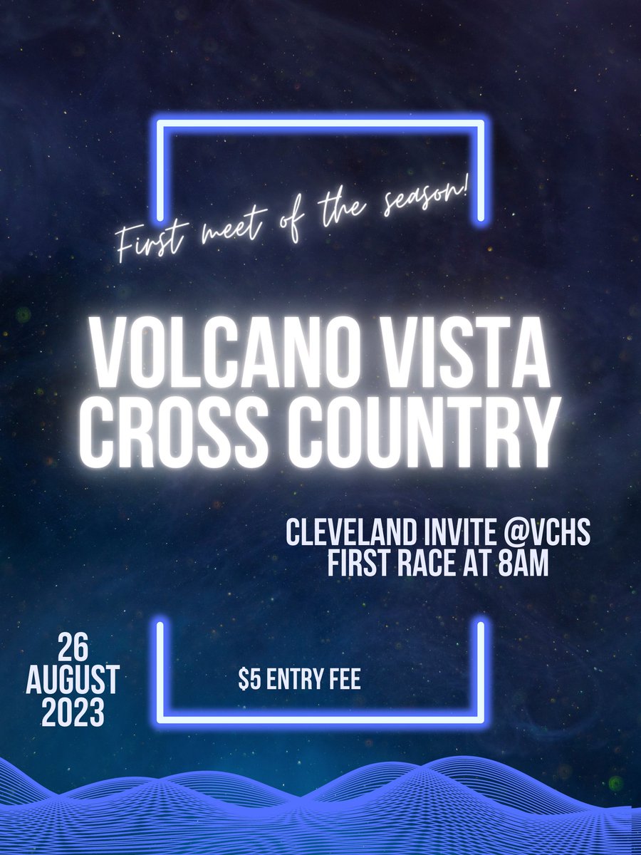 VVHSXC
First race of the season!
Let's GOOO 🦅
