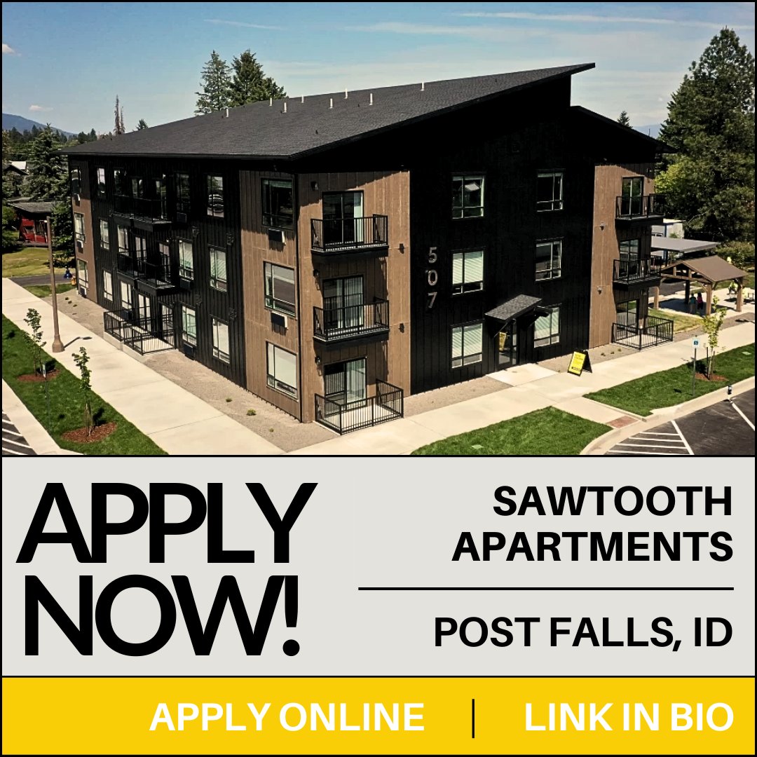 KiemleHagood's tweet image. ⭐ LINK TO FLYER IN BIO ⭐

NEW CONSTRUCTION APARTMENTS FOR RENT

⭐ Direct Flyer Link: ow.ly/o3e050PEBGv ⭐

#PNW
#forrent
#postfalls
#washington
#apartmentforrent