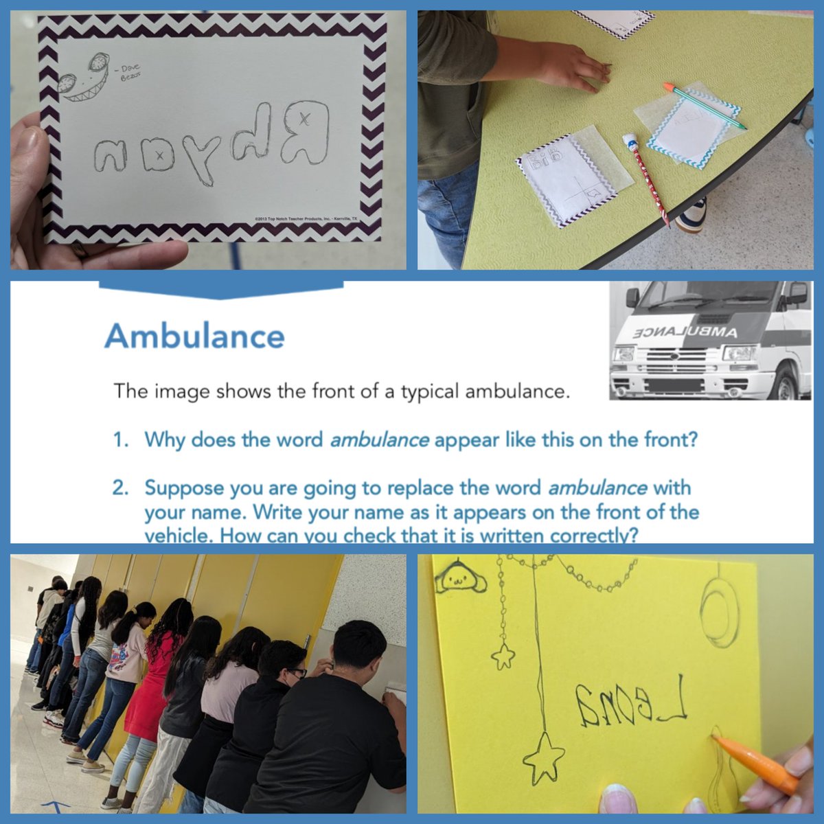 Watch as students own their learning, crafting unique reflections of their identities onto index cards—an artistic twist to mathematical exploration!
#AldineArt @AldineArt #Team2Legit2Quit #MyAldine
@ChiquitaSanders @JonesMS_AISD @TRod_Math13 @Shawronah27