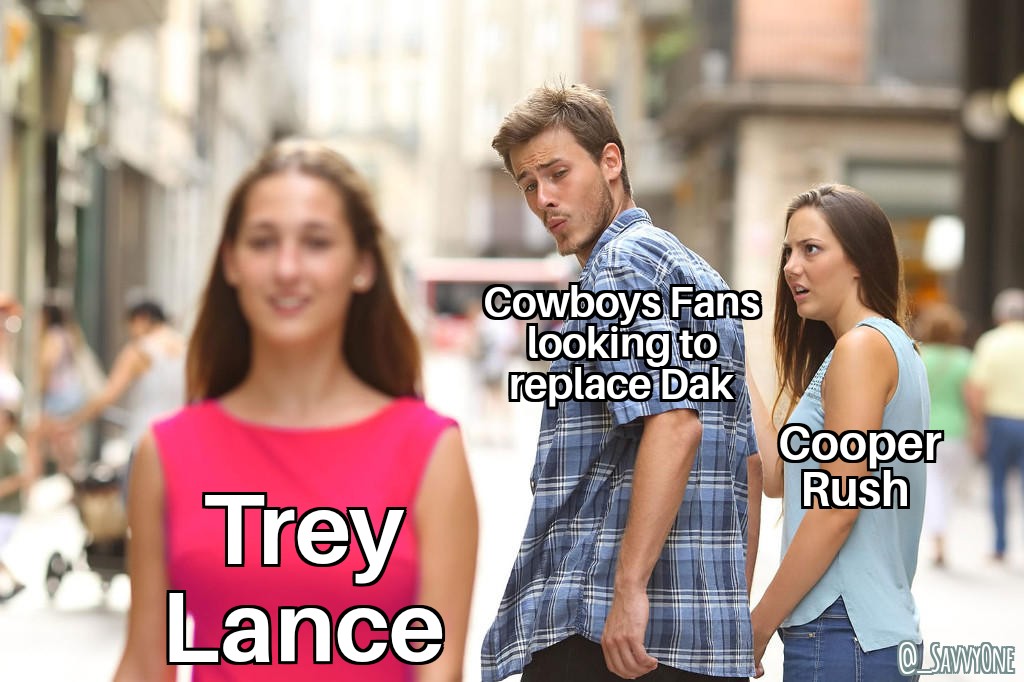 _SavvyOne's tweet photo. #TreyLance #Dallas #Cowboys #NFL #NFLTwitter https://t.co/d98RfkXW5K