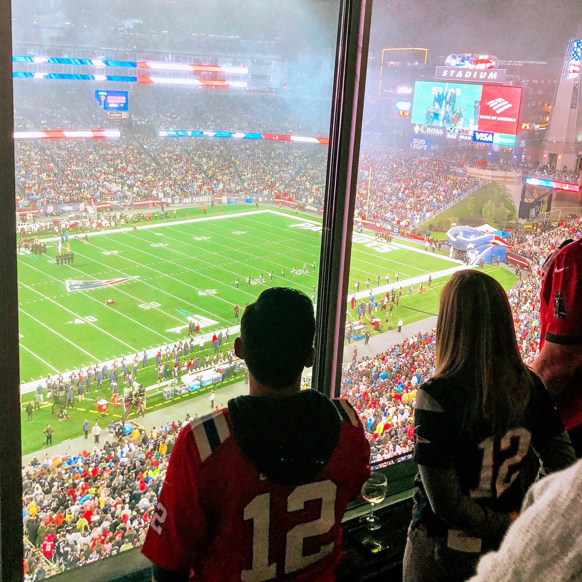 This could be your view for the <a href="/Patriots/">New England Patriots</a> home opener on Sunday, September 10th when they take on the <a href="/Eagles/">Philadelphia Eagles</a> at Gillette Stadium! Take your chance by entering to win and supporting our cause through the link in bio or at celebratetb12.com. The winner will be drawn soon! 🏈