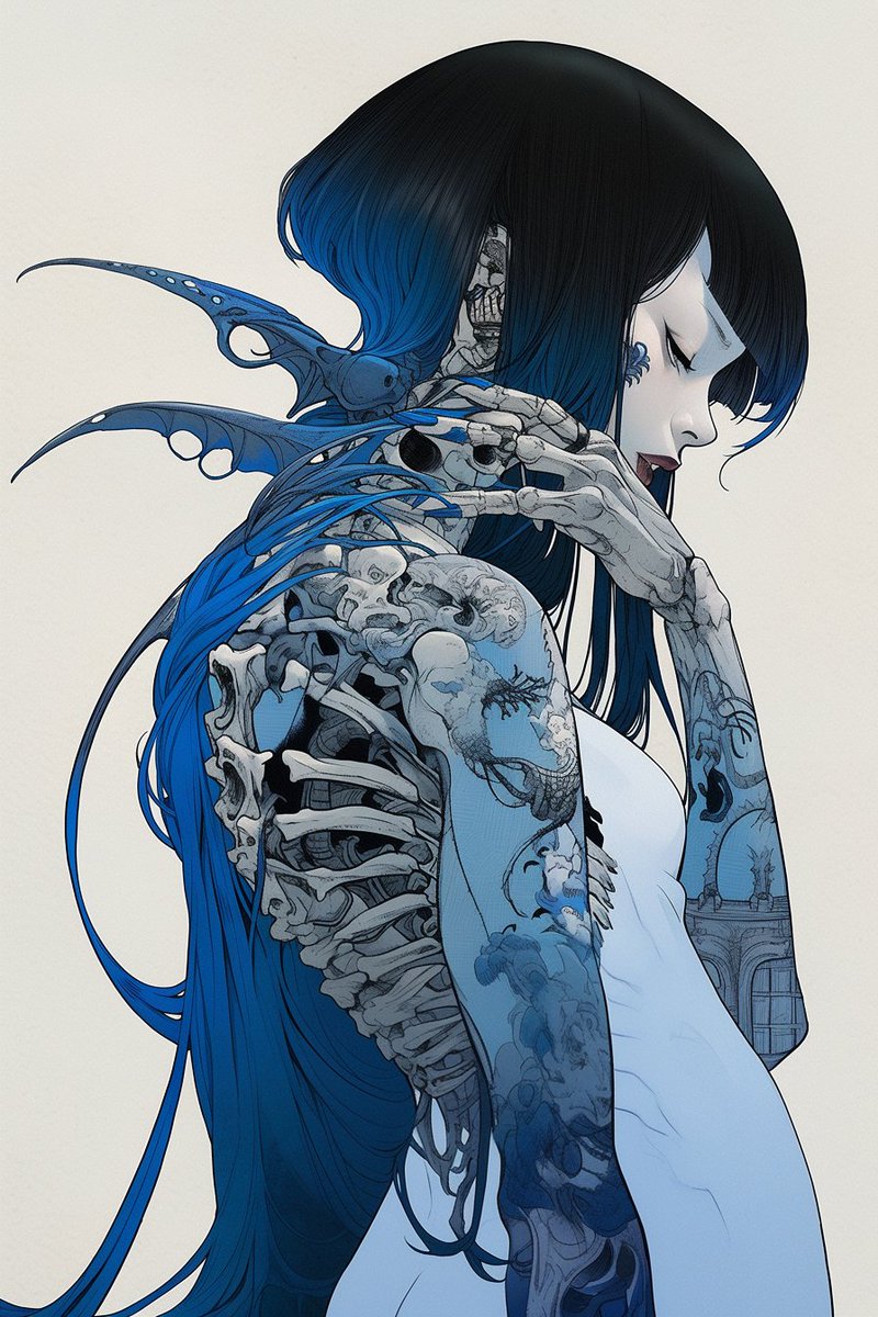 xxLONGOLONGOxx's tweet photo. 羽流魚 / Aiartwork https://t.co/vyJ0GcD2vs