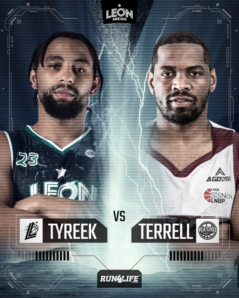 abejasdeleon's tweet photo. 🏃♂️@R4Lmagazine presenta #ElVersus de esta noche 🔥🔍
🐝 Tyreek Duren
📏 1.83 m
🏀 Base
🎂 31 años
🆚
⛏️ Terrell Holloway
📏 1.83 m
🏀 Base
🎂 34 años
⏰ 8:00 pm | @PlaterosFres https://t.co/dCkkwwM1IQ