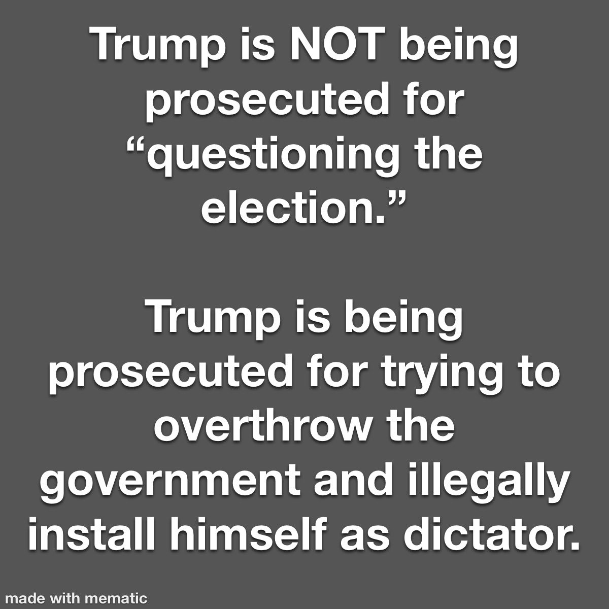 Please make sure everyone you know knows this. #TrumpIndictment #TrumpProsecution